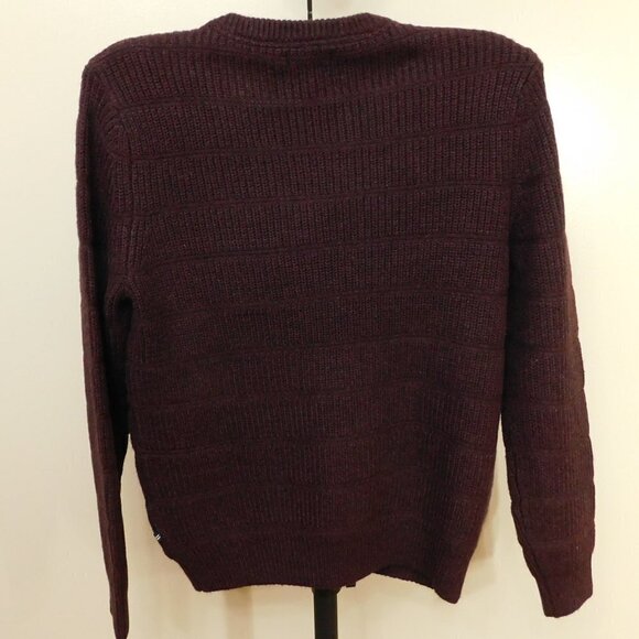 Nautica Burgundy Men's Knit V-neck Sweater - L - Picture 2 of 2